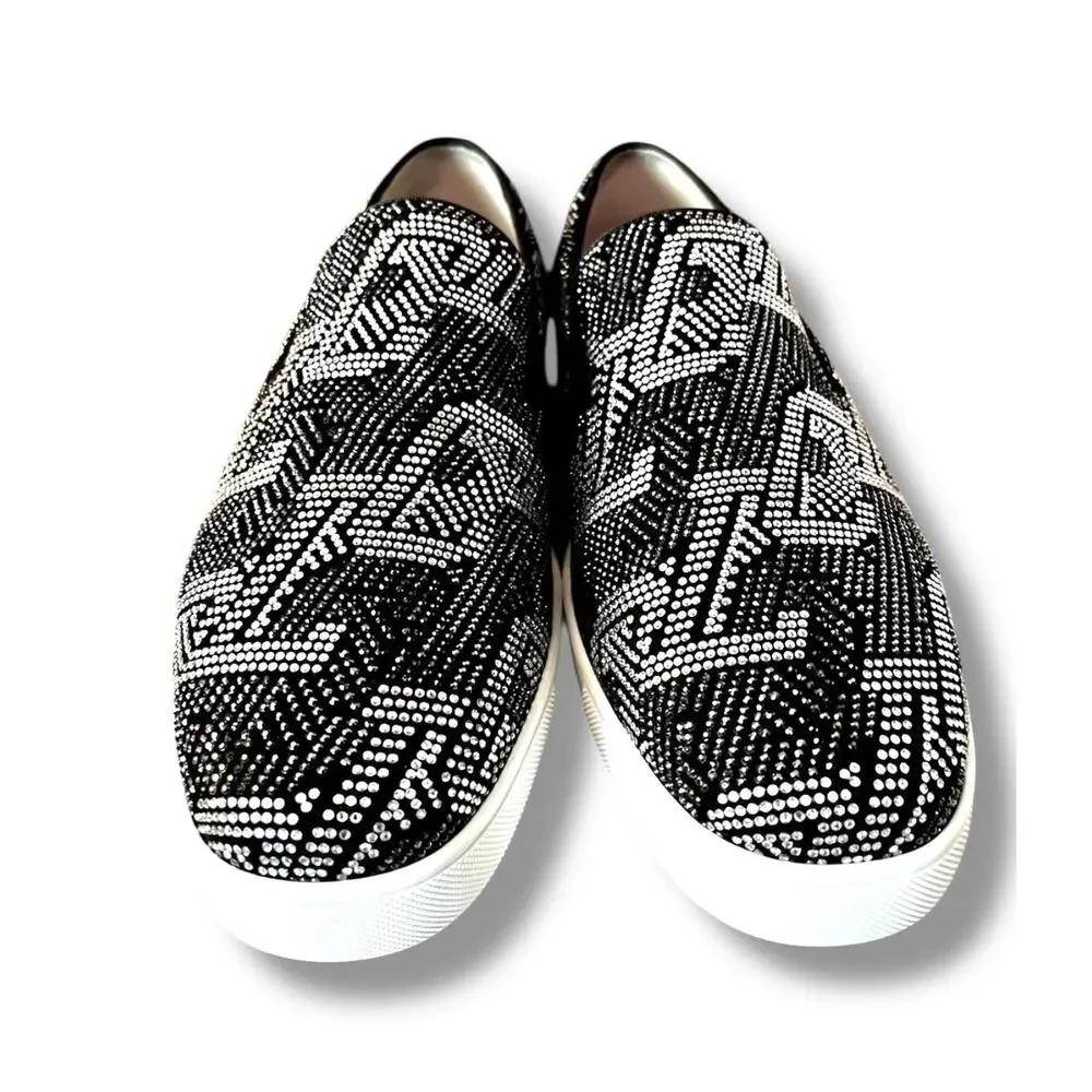Christian Louboutin Rollerboat Studded Strass Pik Boat Shoes Size 40.5 7.5 Christian Louboutin Roller Boat Pik Pik Slip-On Sneakers  main image 3